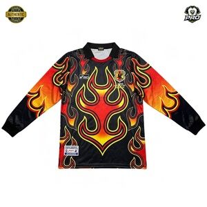 Japan 1998 World Cup Goalkeeper Jersey – “Flame” Edition – Size M – Asics